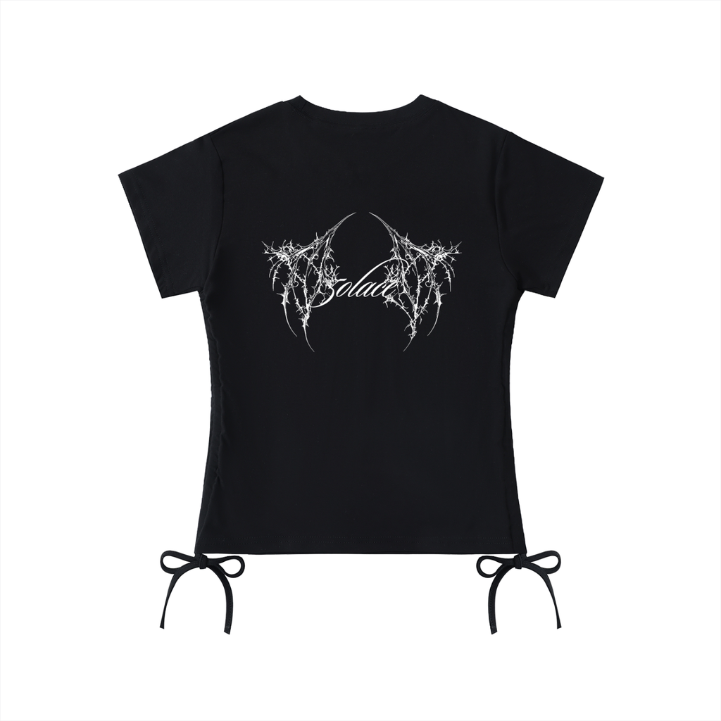 drawstring 'IN THIS TOWN' tee