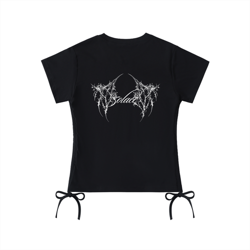 drawstring 'IN THIS TOWN' tee