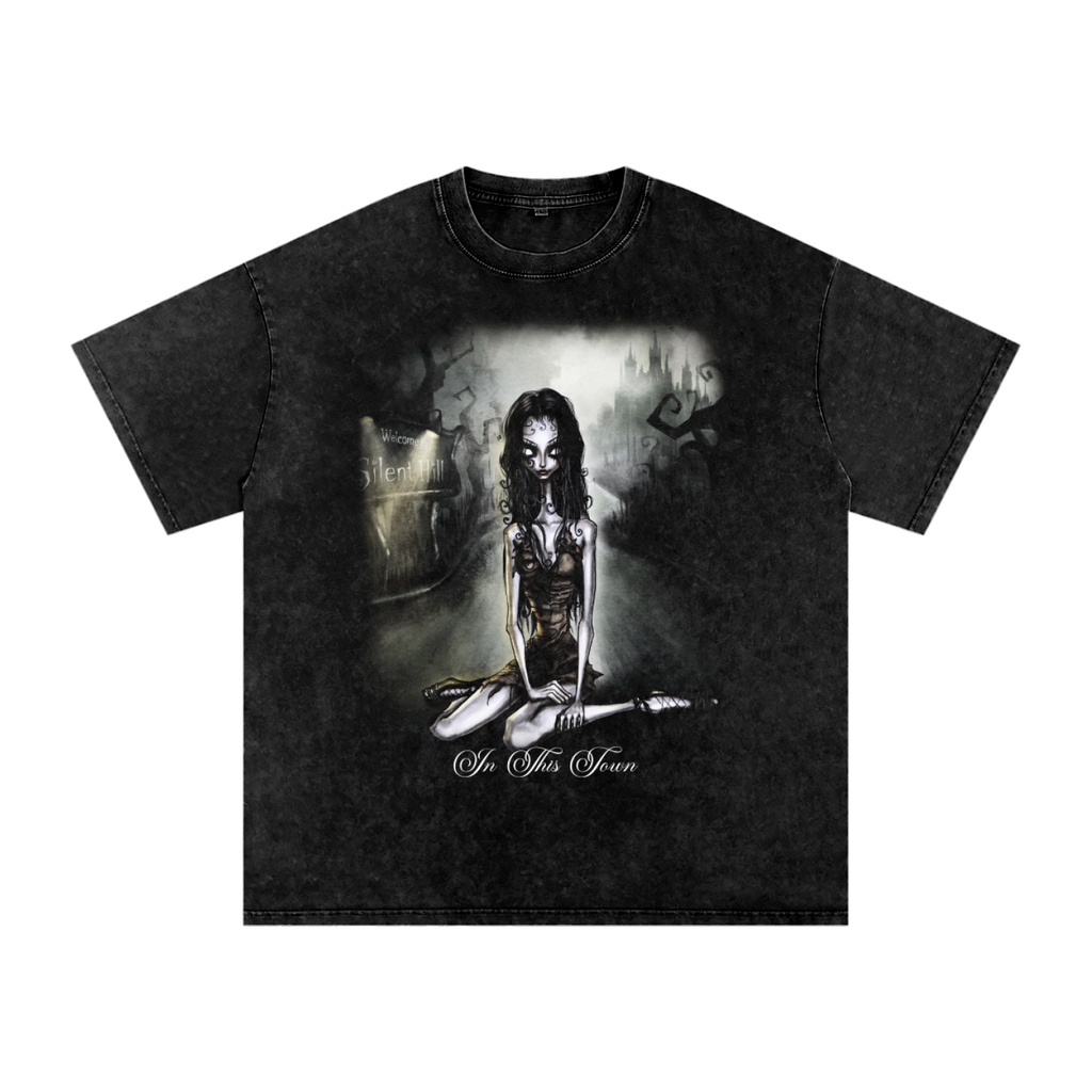 oversized 'IN THIS TOWN' tee